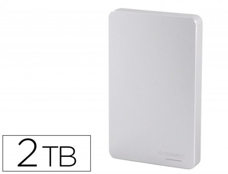 DISCO RIGIDO Q-CONNECT 2,5" EXTERNO 2TB USB 3.0 SATA