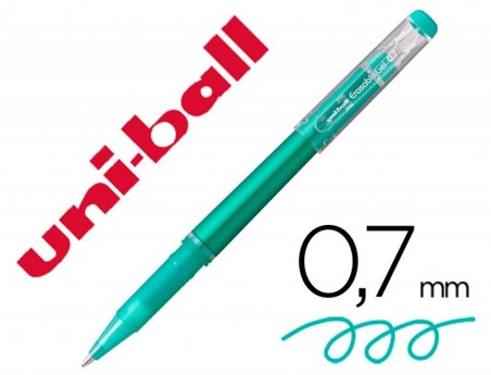 12un MARCADOR UNI-BALL ROLLER UF-222 TINTA GEL APAGAVEL 0,7