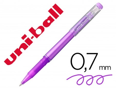12un MARCADOR UNI-BALL ROLLER UF-222 TINTA GEL APAGAVEL 0,7