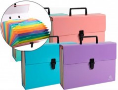 4un PASTA EXACOMPTA AQUAREL COM REVESTIMENTO DE CARTOLINA 18