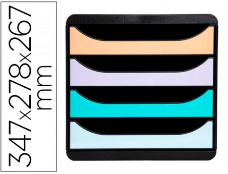 BLOCO CLASSIFICADOR DE SECRETARIA EXACOMPTA BIG-BOX AQUAREL