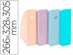 PORTA REVISTAS EXACOMPTA AQUAREL MAG-CUBE SET DE 4 UNIDADES