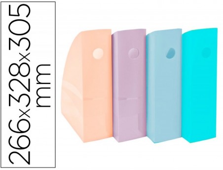 PORTA REVISTAS EXACOMPTA AQUAREL MAG-CUBE SET DE 4 UNIDADES