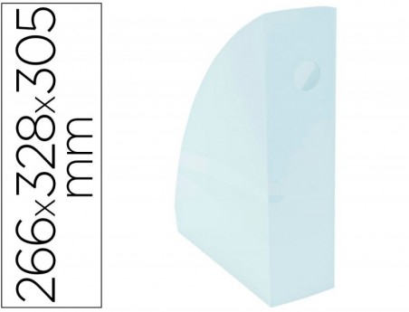 PORTA REVISTAS EXACOMPTA AQUAREL MAG-CUBE AZUL PASTEL