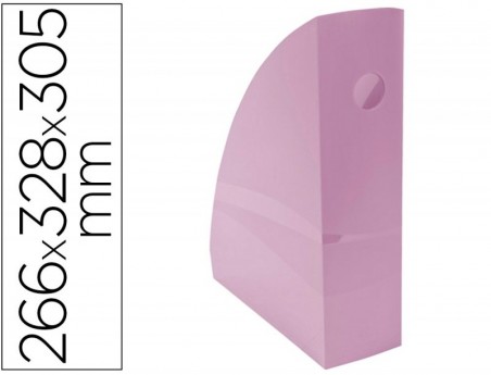 PORTA REVISTAS EXACOMPTA AQUAREL MAG-CUBE MALVA PASTEL