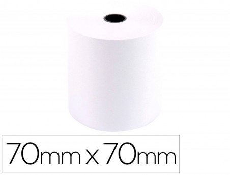 10un ROLO CALCULADORA EXACOMPTA ELECTRO OFFSET 70 MM X 70 MM