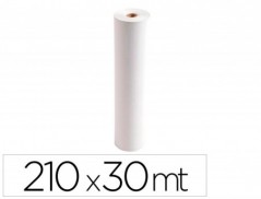 6un ROLO PAPEL FAX EXACOMPTA 210 MM X 50 MT