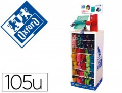 ESTOJO ESCOLAR OXFORD EXPOSITOR DE 105 UNIDADES SORTIDAS 120