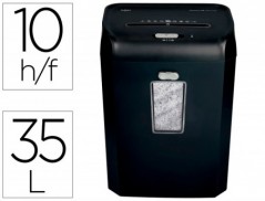 DESTRUIDORA DE DOCUMENTOS REXEL PROMAX QS RSX1035 CAPACIDADE