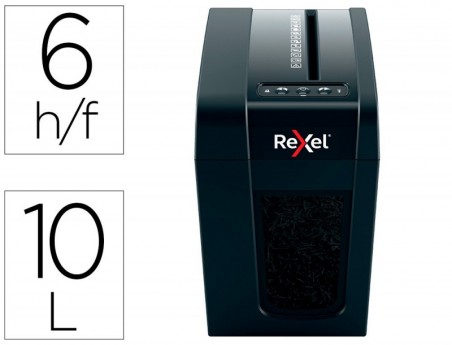 DESTRUIDORA DE DOCUMENTOS REXEL SECURE X6-SL CAPACIDADE 6 FO