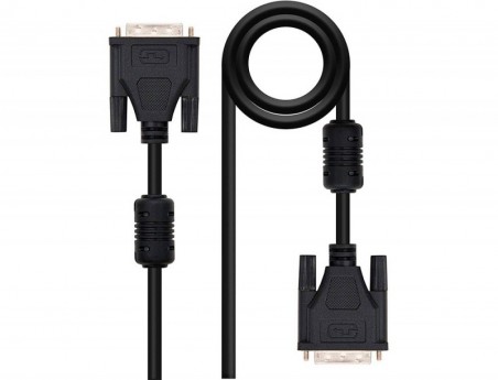 CABO DVI NANOCABLE DUAL LINK 24+1/M-M COR PRETO COMPRIMENTO