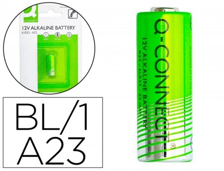 PILHAS Q-CONNECT ALCALINA AG23 6LR23 12V BLISTER DE 1 UNIDAD