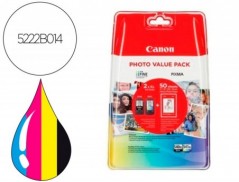 TINTEIRO CANON PHOTO VALUE PACK PRETO COLOR PG-545XL + CL541
