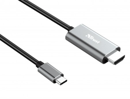 CABO TRUST CALYX ADAPTADOR USB-C PARA HDMI COMP. 1,8 M COR P