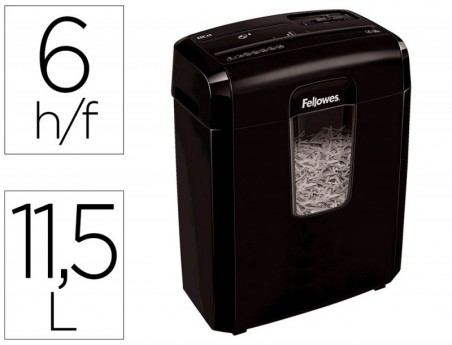 DESTRUIDORA DE DOCUMENTOS FELLOWES LX-25M CAPACIDADE 6F SEGU