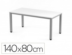 MESA DE ESCRITORIO ROCADA EXECUTIVE 2001AD04 ALUMINIO/BRANCO