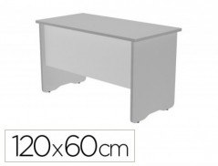 MESA DE ESCRITORIO ROCADA WORK 2000AB02 ALUMINIO/CINZA 120X6