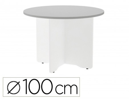 MESA DE REUNIOES ROCADA REDONDA 3005AW02 ESTRUTURA MADEIRA S