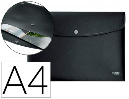 BOLSA LEITZ RECYCLE PORTA DOCUMENTOS FECHO DE MOLA DIN A4 PO