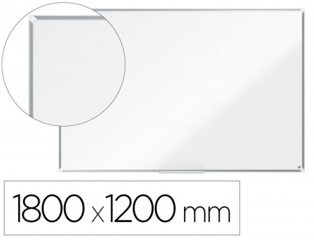 QUADRO BRANCO NOBO PREMIUM PLUS ACO LACADO MAGNETICO 1800X12