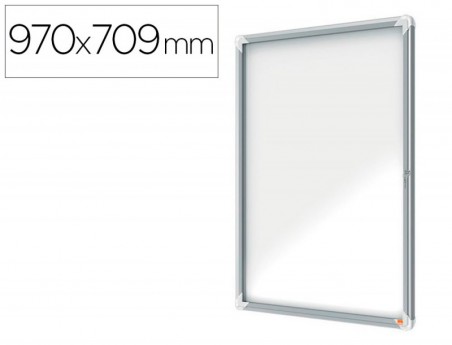 VITRINA DE ANUNCIOS NOBO PREMIUM PLUS MAGNETICA DE EXTERIOR