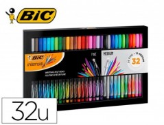 MARCADOR BIC INTESITY COLLECTION ESTOJO DE 32 UNIDADES CORES