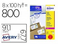 ETIQUETA ADESIVA AVERY PAPEL BRANCO PARA IMPRESSORAS INK-JET