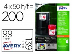 ETIQUETA ADESIVA AVERY POLIETILENO USO INDUSTRIAL PARA IMPRE