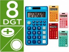 CALCULADORA LIDERPAPEL DE BOLSO XF14 8 DIGITOS SOLAR E PILHA