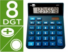 CALCULADORA LIDERPAPEL DE SECRETARIA XF17 8 DIGITOS SOLAR E