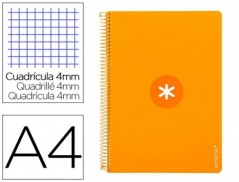CADERNO ESPIRAL LIDERPAPEL A4 ANTARTIK CAPA DURA 80F 100GR Q