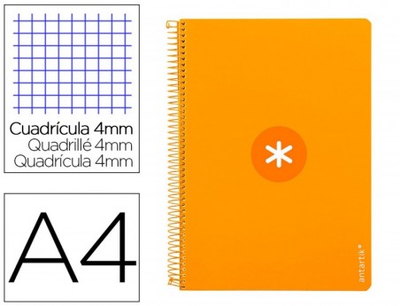 CADERNO ESPIRAL LIDERPAPEL A4 ANTARTIK CAPA DURA 80F 100GR Q