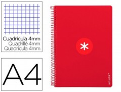 CADERNO ESPIRAL LIDERPAPEL A4 ANTARTIK CAPA DURA 80F 100GR Q