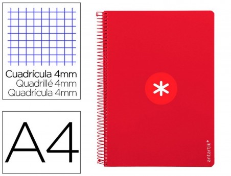 CADERNO ESPIRAL LIDERPAPEL A4 ANTARTIK CAPA DURA 80F 100GR Q