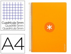 CADERNO ESPIRAL LIDERPAPEL DIN A4 ANTARTIK CAPA DURA 80 F 10