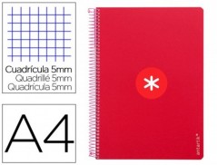 CADERNO ESPIRAL LIDERPAPEL DIN A4 ANTARTIK CAPA DURA 80 F 10