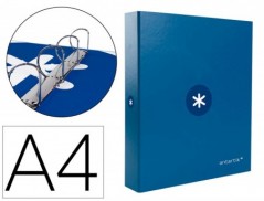 PASTA LIDERPAPEL ANTARTIK DIN A4 FORRADA 4 ANEIS 40 MM MISTO