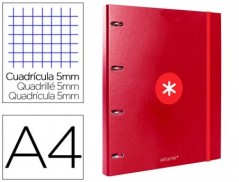 PASTA LIDERPAPEL ANTARTIK COM RECARGA DIN A4 QUADRICULA 5MM