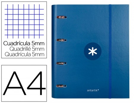 PASTA LIDERPAPEL ANTARTIK COM RECARGA E ABA DIN A4 QUADRICUL