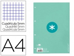 RECARGA COLADA LIDERPAPEL ANTARTIK QUADRICULA DE 5MM DIN A4