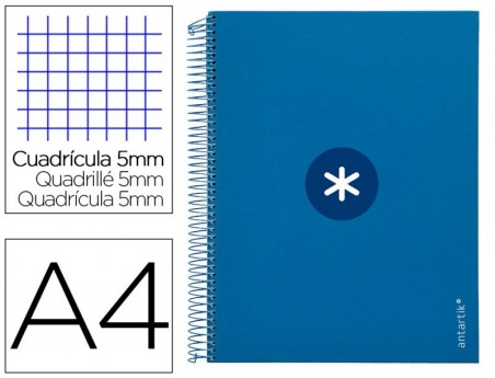 CADERNO ESPIRAL LIDERPAPEL DIN A4 ANTARTIK CAPA FORRADA 120
