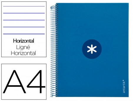 CADERNO ESPIRAL LIDERPAPEL DIN A4 ANTARTIK CAPA FORRADA 120