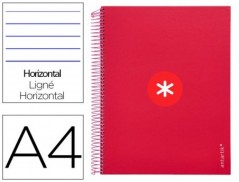 CADERNO ESPIRAL LIDERPAPEL DIN A4 ANTARTIK CAPA FORRADA 120