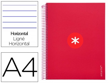 CADERNO ESPIRAL LIDERPAPEL DIN A4 ANTARTIK CAPA FORRADA 120