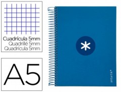 CADERNO ESPIRAL LIDERPAPEL DIN A5 ANTARTIK CAPA FORRADA 120