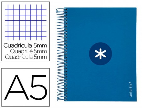 CADERNO ESPIRAL LIDERPAPEL DIN A5 ANTARTIK CAPA FORRADA 120