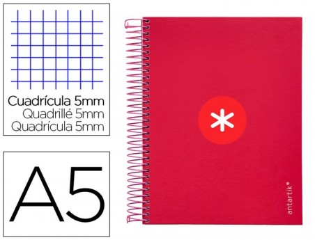 CADERNO ESPIRAL LIDERPAPEL DIN A5 ANTARTIK CAPA FORRADA 120