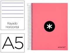 CADERNO ESPIRAL LIDERPAPEL DIN A5 ANTARTIK CAPA FORRADA 120