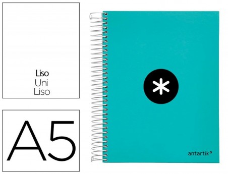 CADERNO ESPIRAL LIDERPAPEL DIN A5 ANTARTIK CAPA FORRADA 120