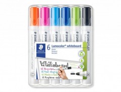 MARCADOR STAEDTLER LUMOCOLOR 351 PARA QUADRO BRANCO PONTA RE